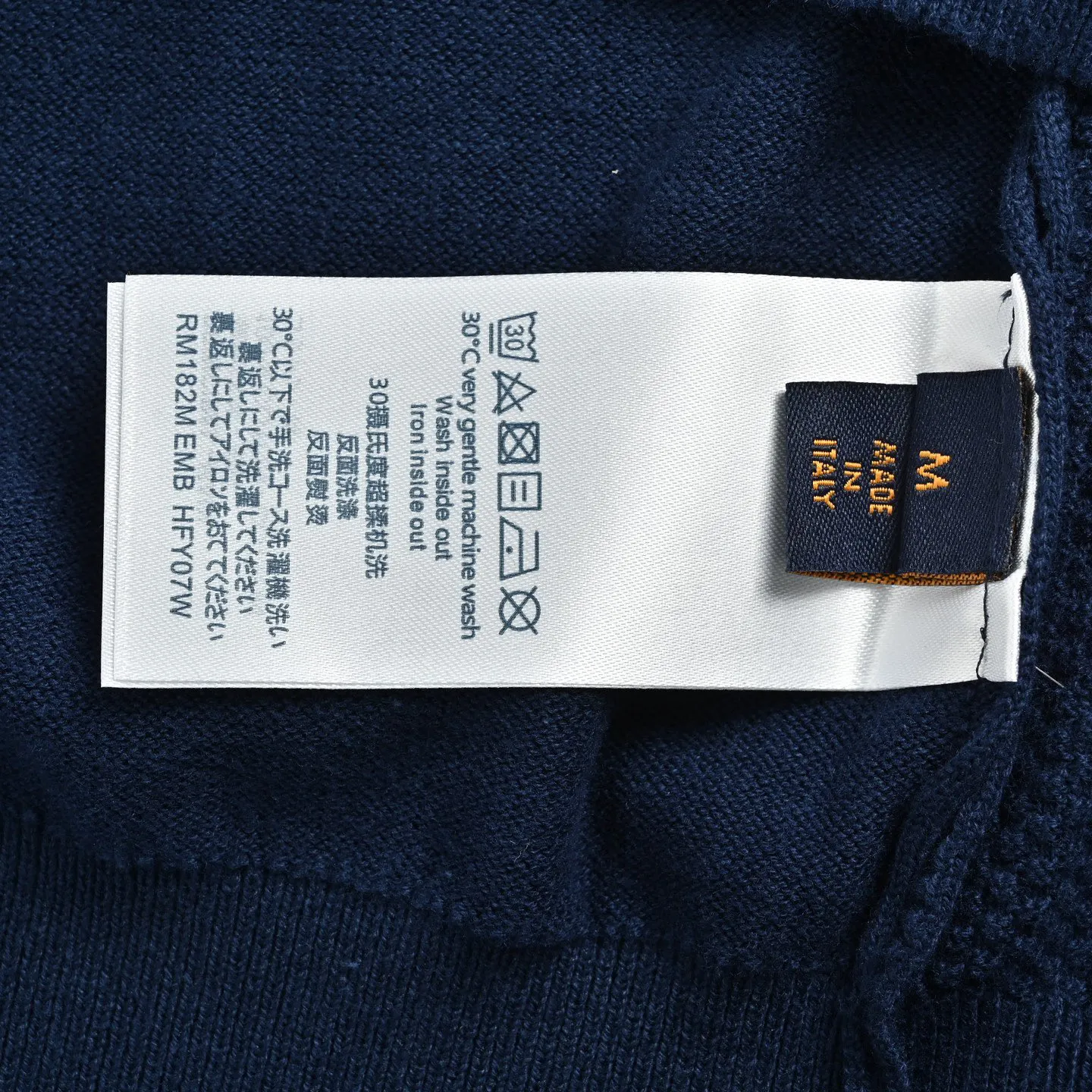 Louis Vuitton/Louis Vuitton 26ss hollow letter jacquard knitted Polo short sleeves